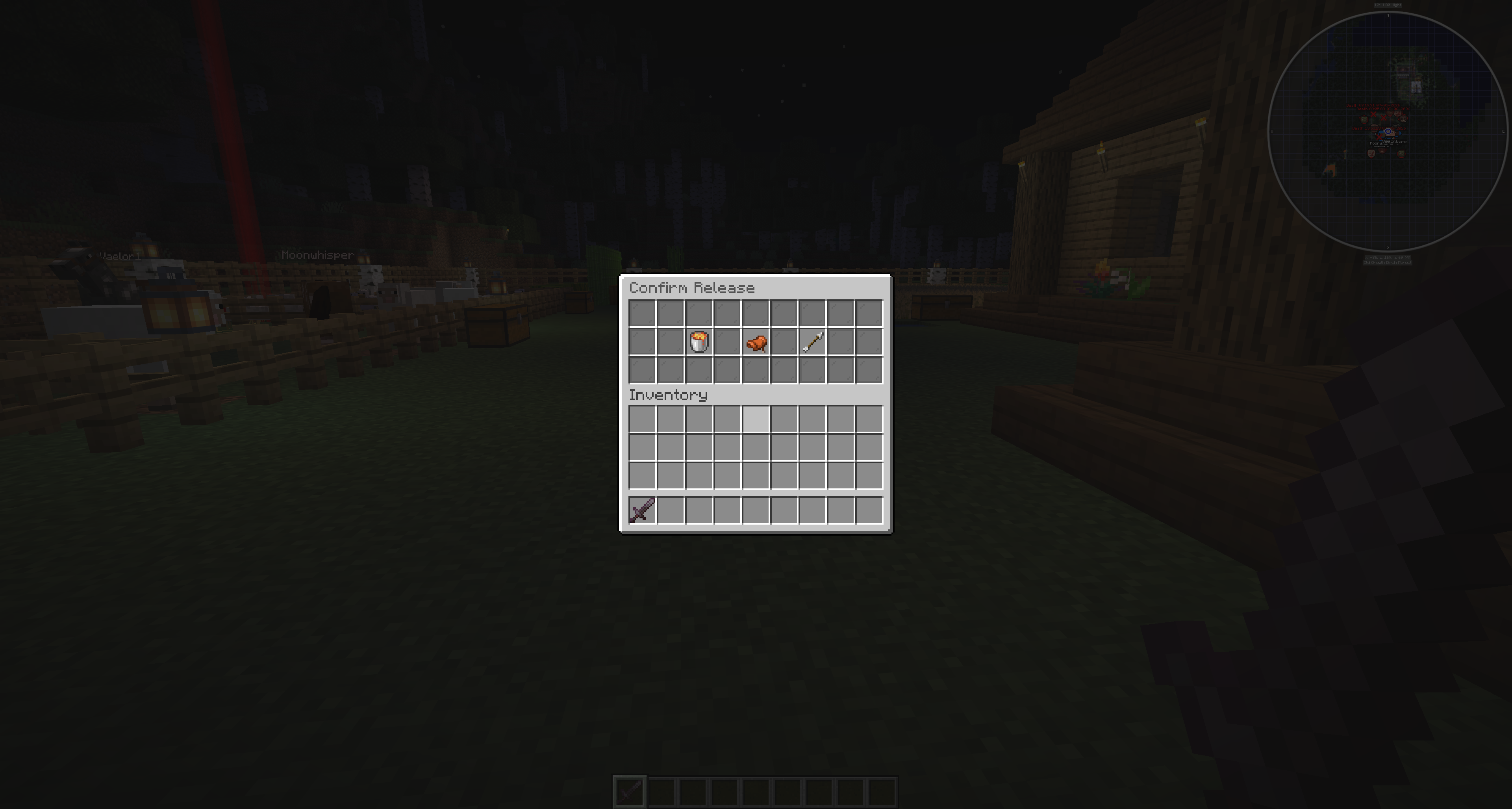 Release confirmation screenshot