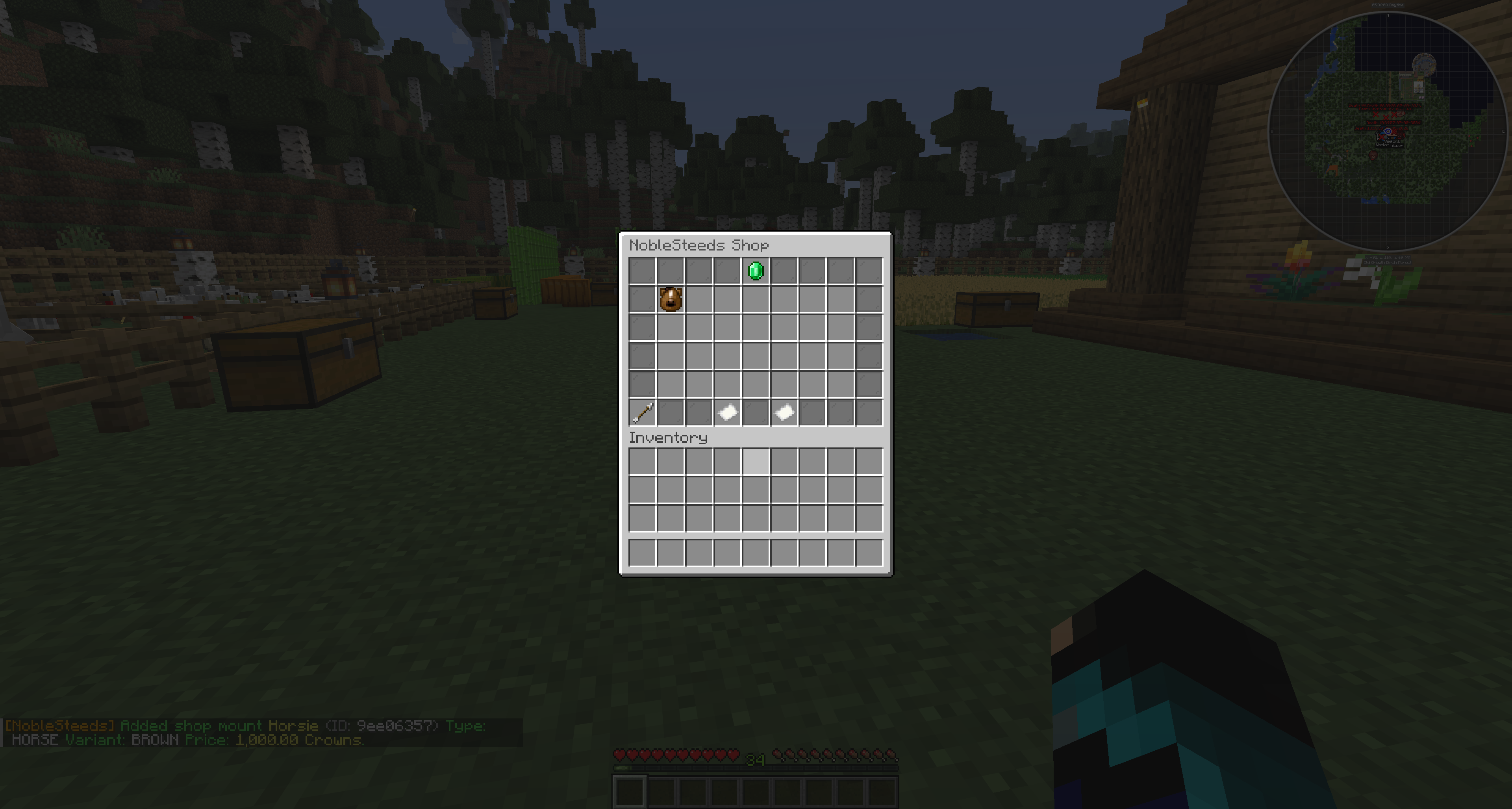 Shop menu screenshot
