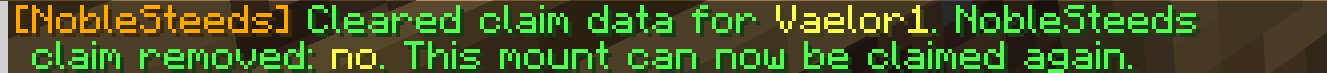 Admin clearclaim result screenshot
