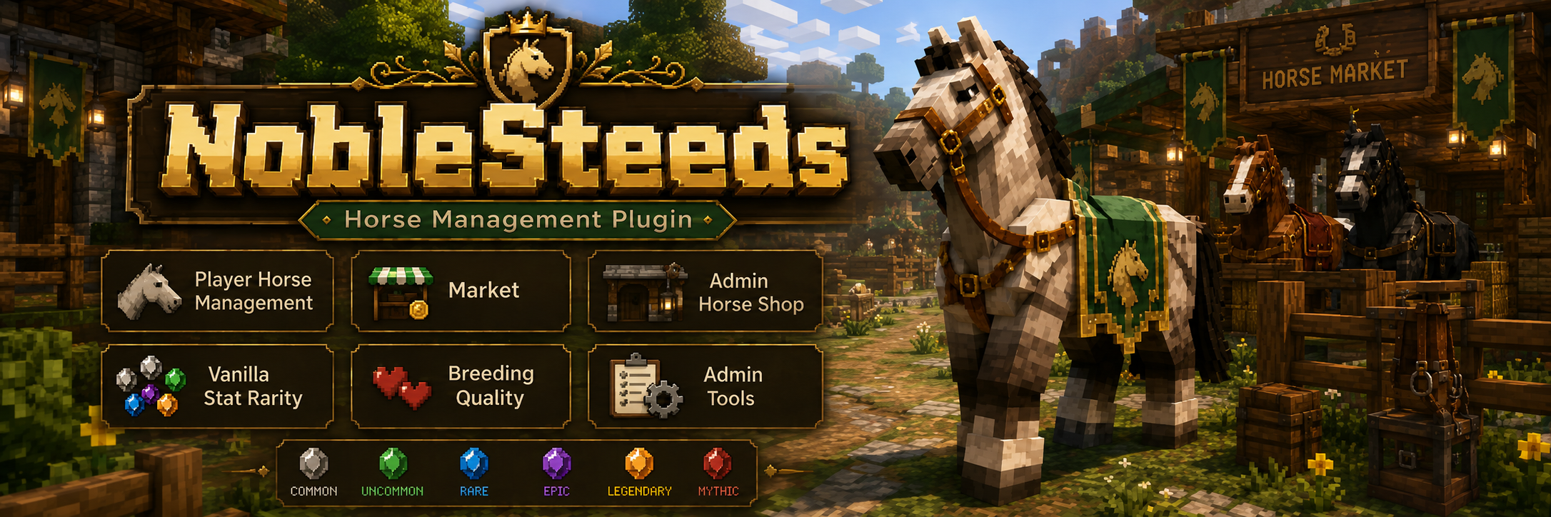 NobleSteeds banner logo
